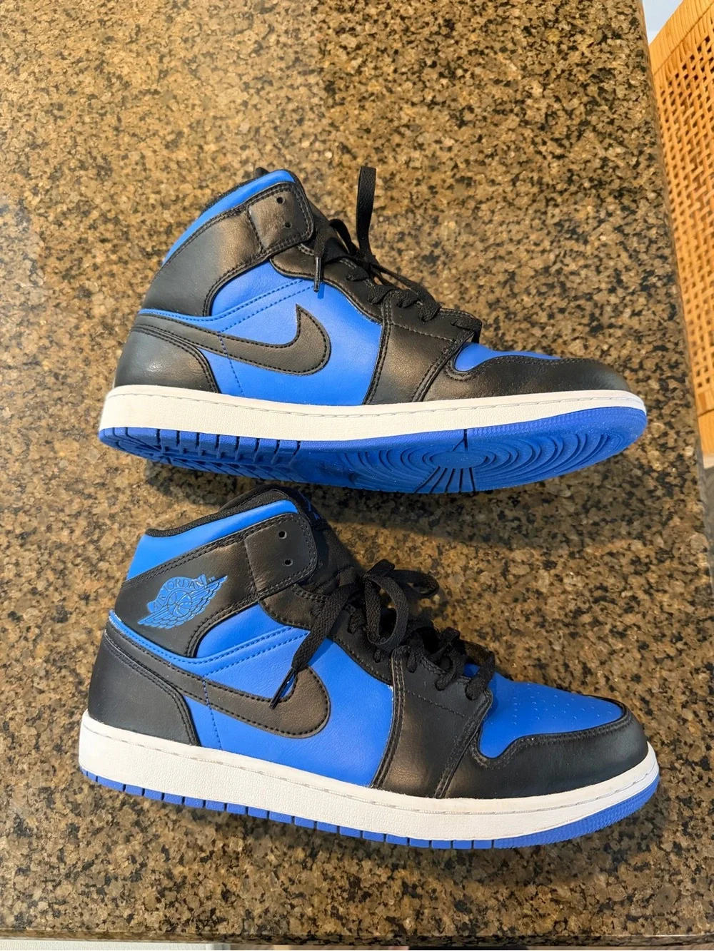 Nike Air Jordan 1 Mid - Black and Blue